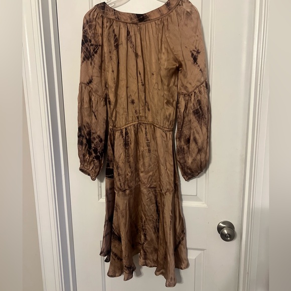 Mes Demoiselles Brown Ruffled Smocked Sundress - Picture 4 of 7